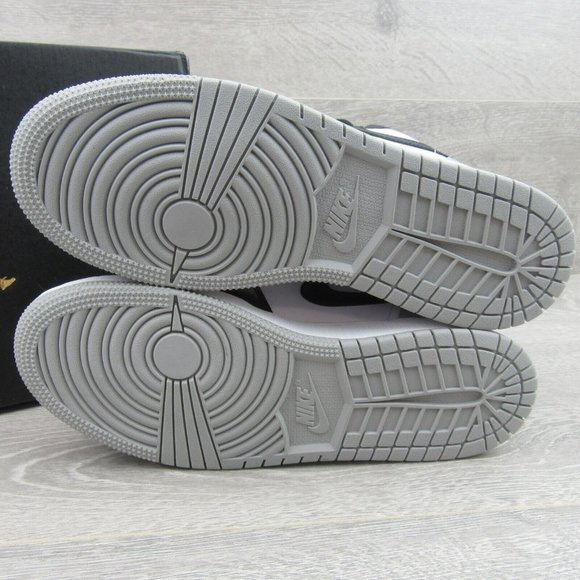 Air Jordan 1 Low GS Size 7Y Shadow Black Grey Shoes NEW - Picture 11 of 12